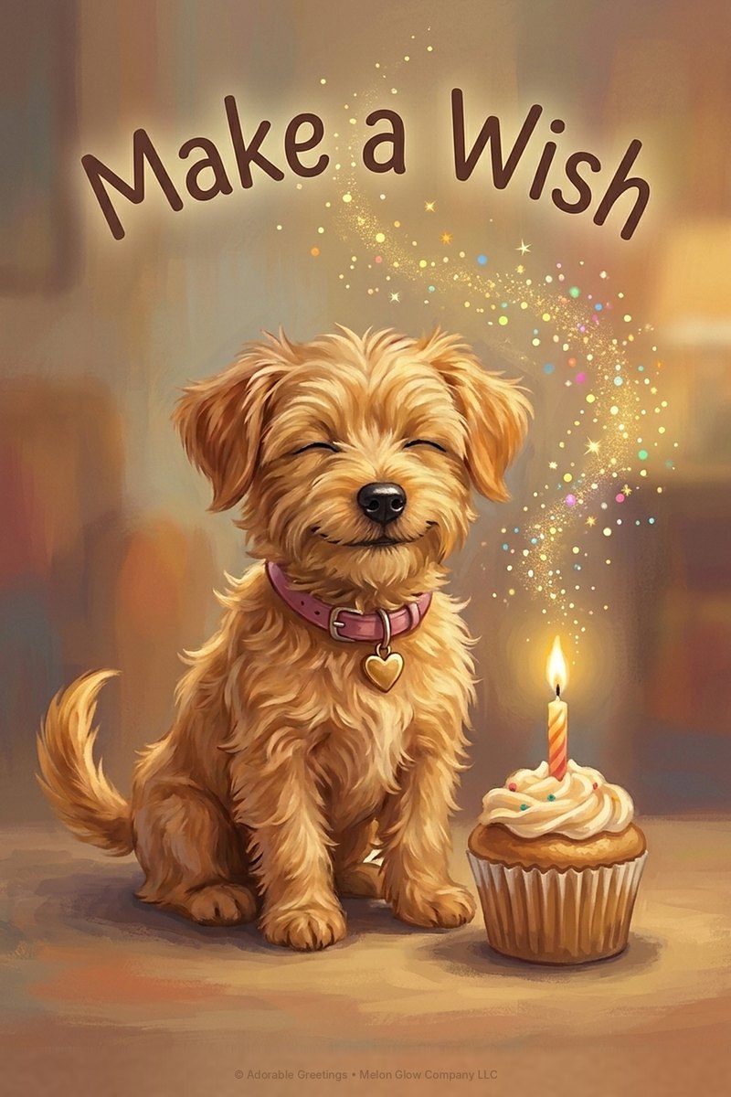 Make a Wish greeting card by Adorable Greetings