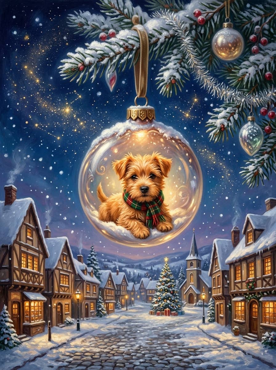 Christmas Ornament greeting card by Adorable Greetings
