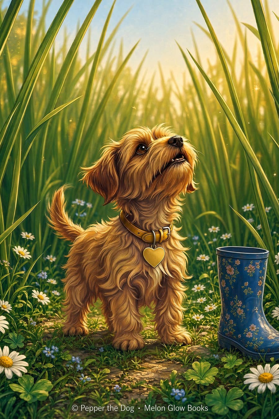 Into the Grass Jungle greeting card by Adorable Greetings