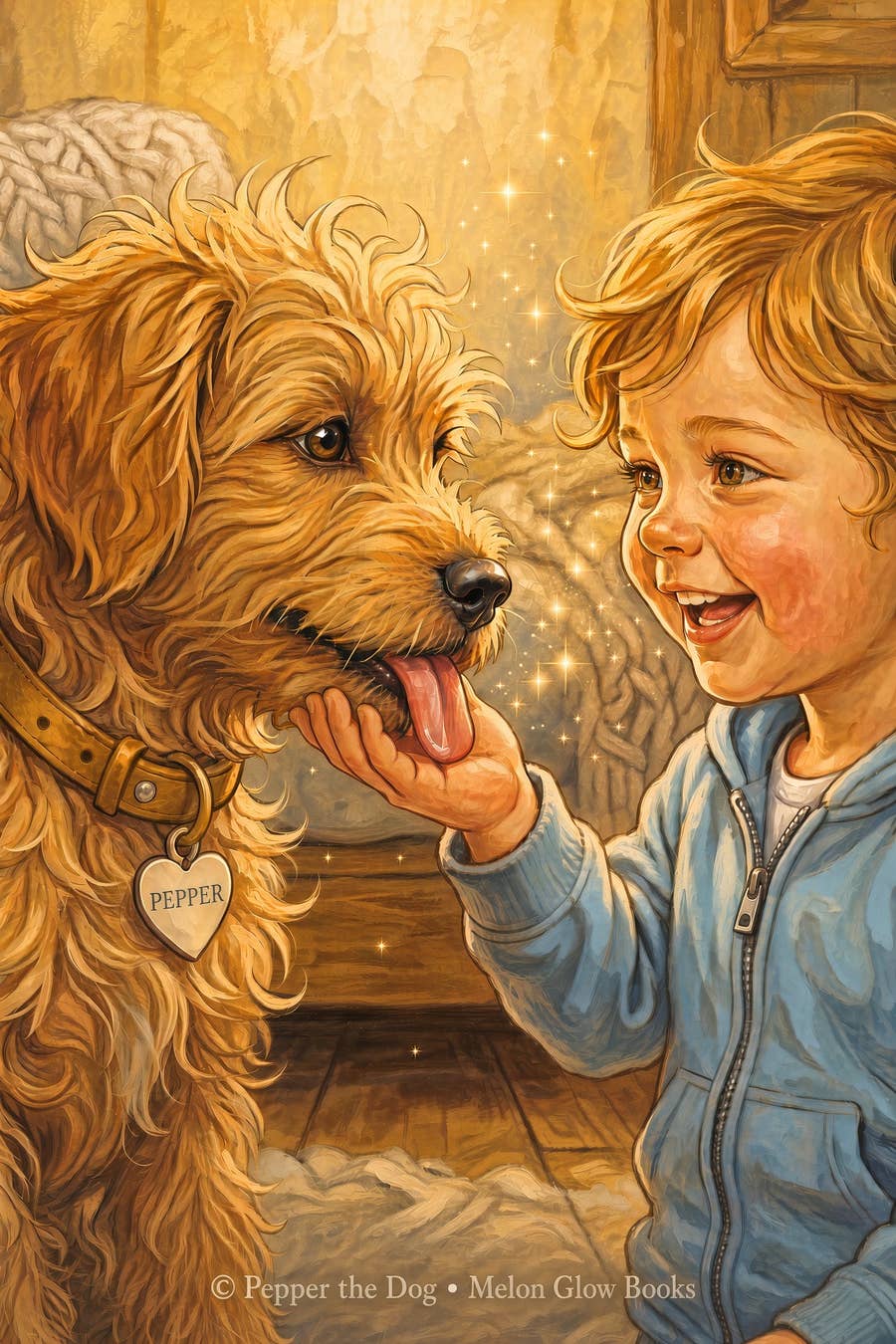 Lick the Hand greeting card by Adorable Greetings