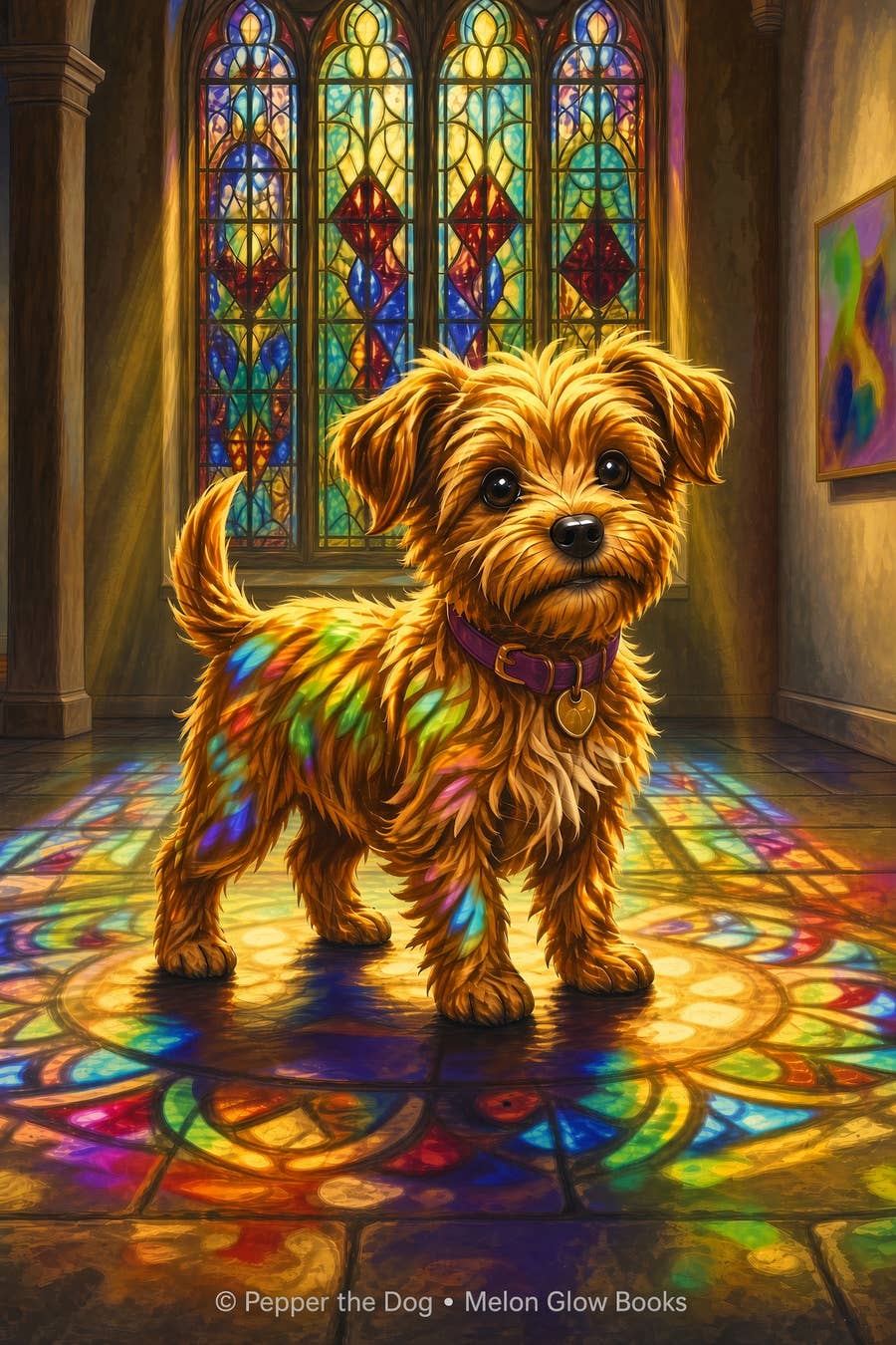 Rainbow Light greeting card by Adorable Greetings