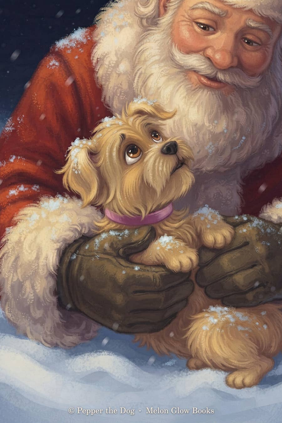 Safe in Santa's Arms greeting card by Adorable Greetings