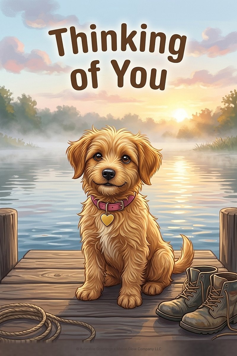 Thinking of You (Sympathy) greeting card by Adorable Greetings